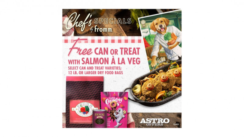 Fromm | FREE Select Can OR Treat with Qualifying Salmon A La Veg Purchase