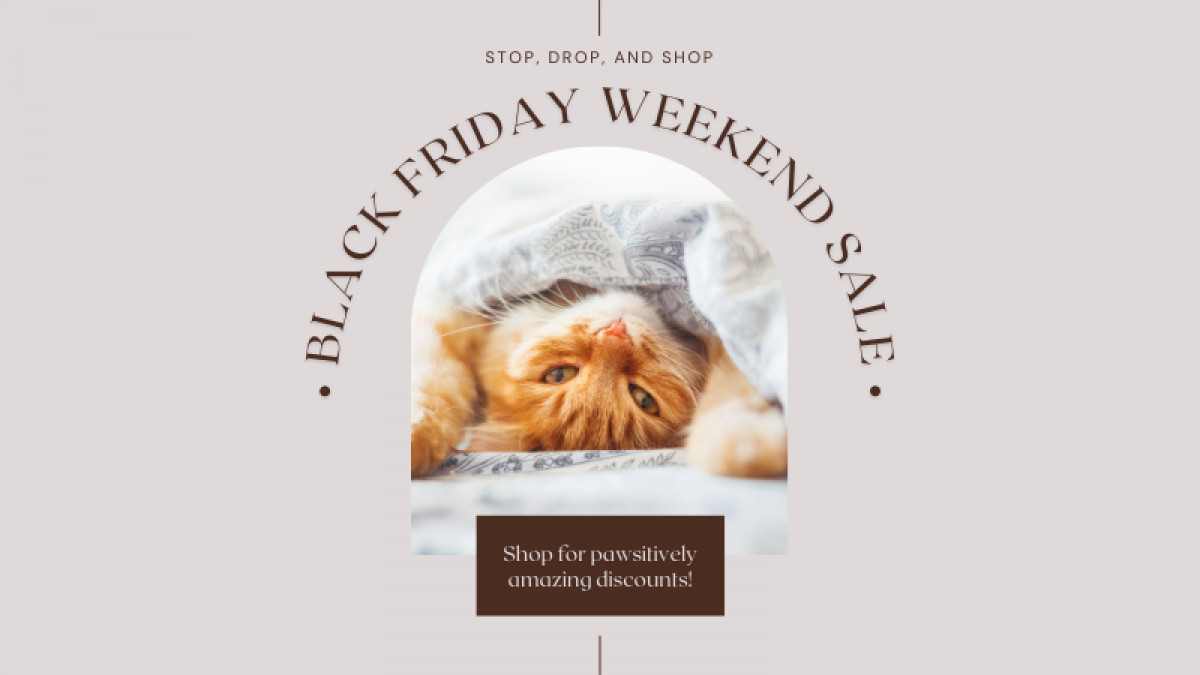 Black Friday Weekend Sale!