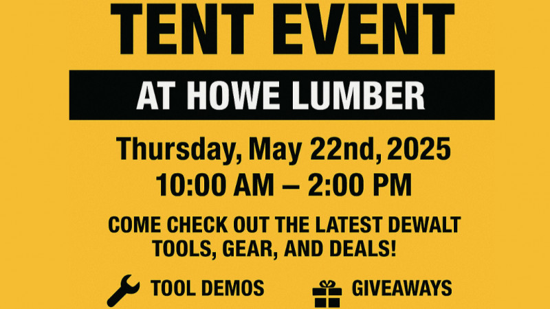 DeWalt Tent Event