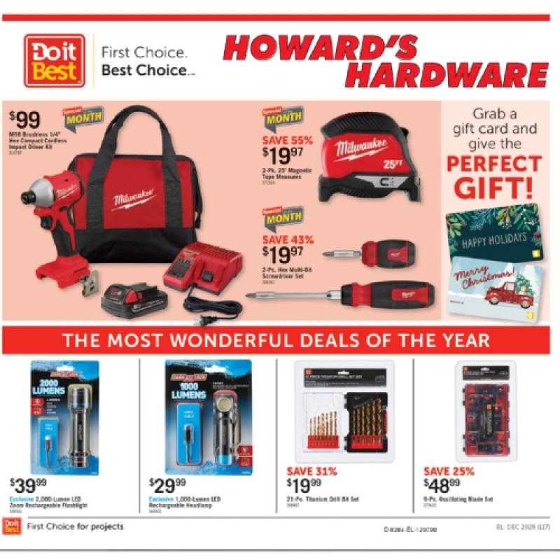 It's the most wonderful deals of the year!