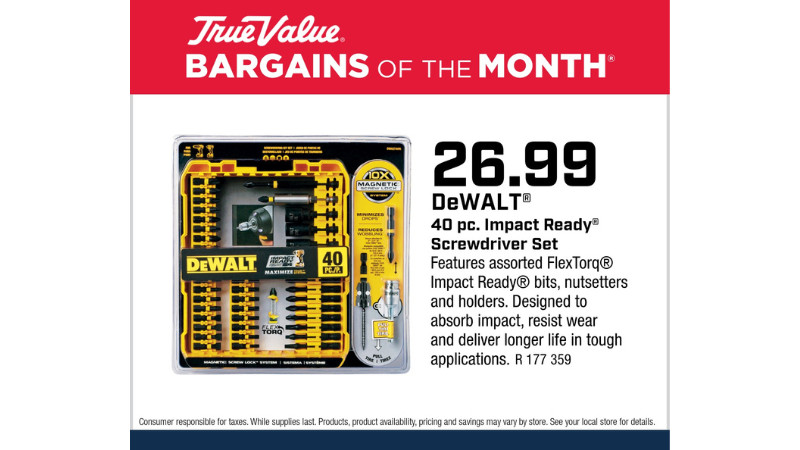 DeWALT® 40 pc. Impact Ready® Screwdriver Set $26.99