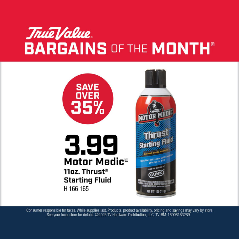 Motor Medic® 11oz. Thrust® Starting Fluid $3.99