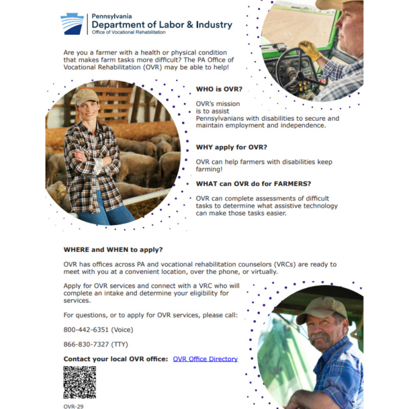 Pennsylvania Department of Labor & Industry QVR Services