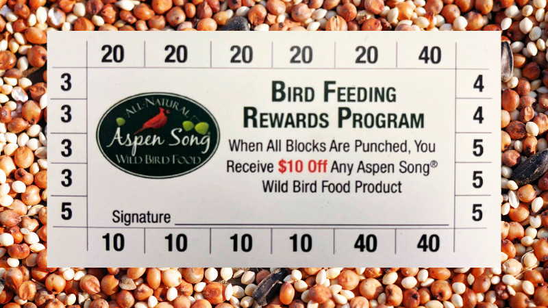 Bird Feeding Rewards Program