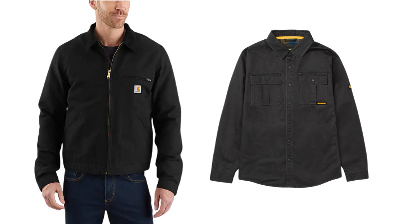 Carhartt and Caterpillar Clothing Sale