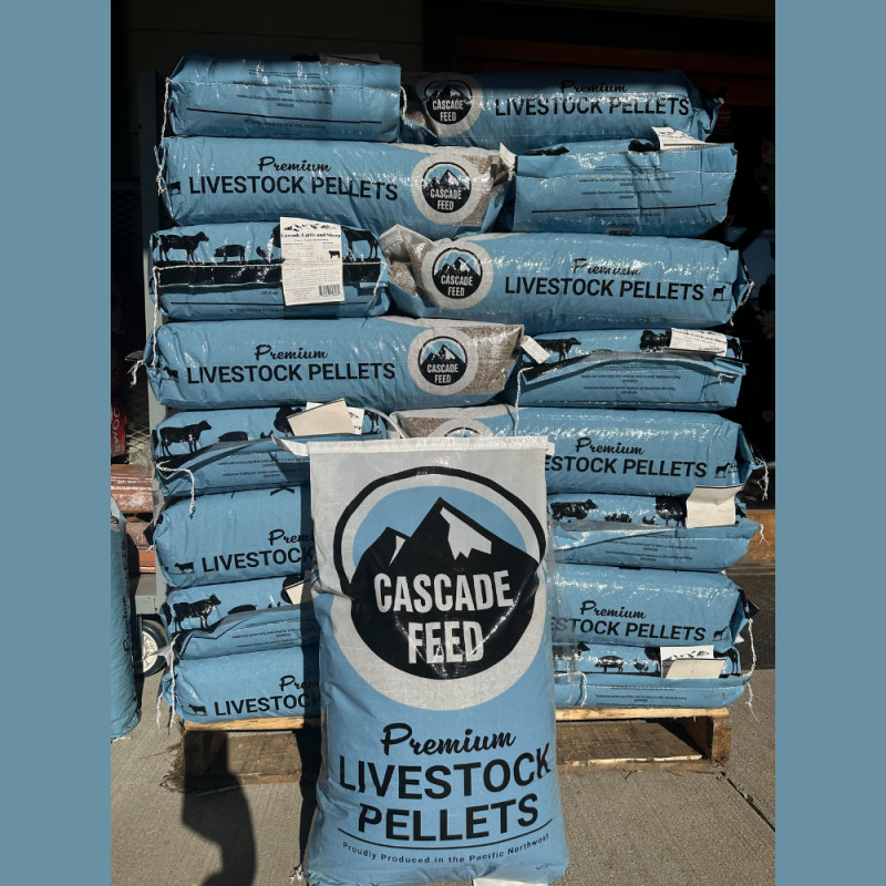 $4 OFF Cascade Feed Premium Livestock Pellets