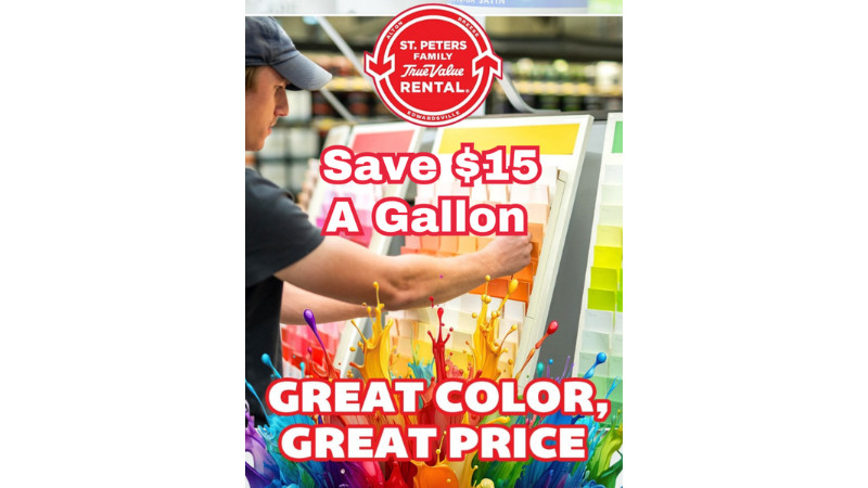 $15 Off Paint Sale!