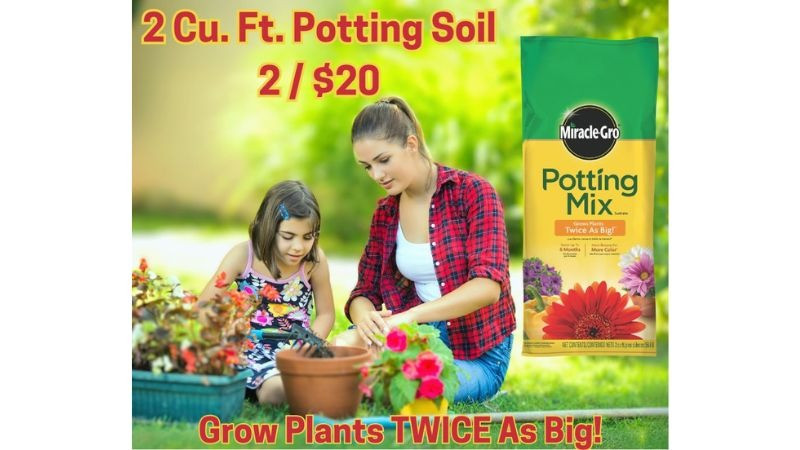 2 For $20- Potting Mix