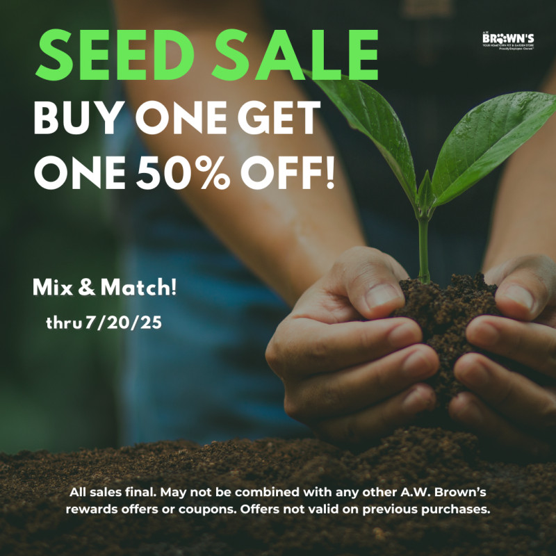 Seed Sale! Buy One Get One 50% Off! Mix & Match!