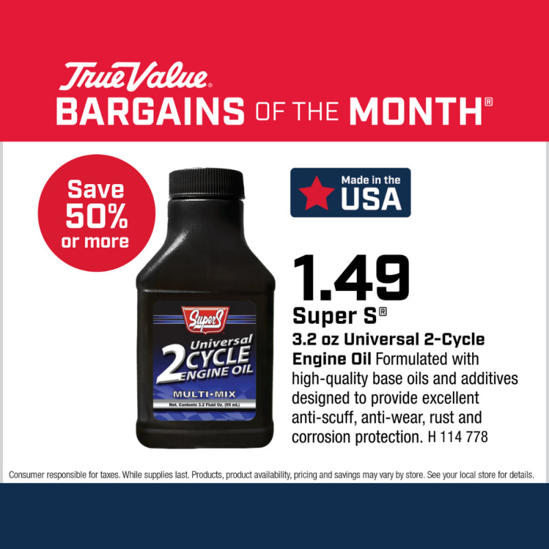 Super S® 3.2 oz Universal 2-Cycle Engine Oil $1.49