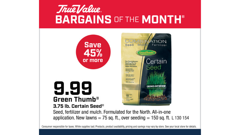 Green Thumb® 3.75 lb. Certain Seed® $9.99