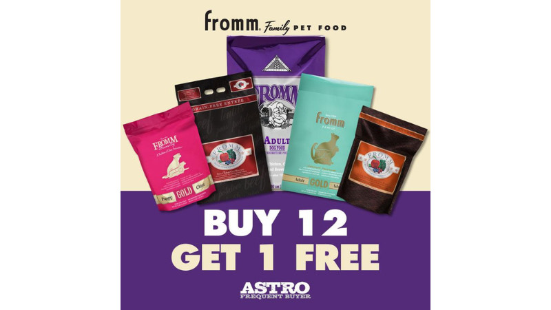 Fromm | OFFICIAL Dry Dog & Cat Food Frequent Buyer - Buy 12 Get 1 Free