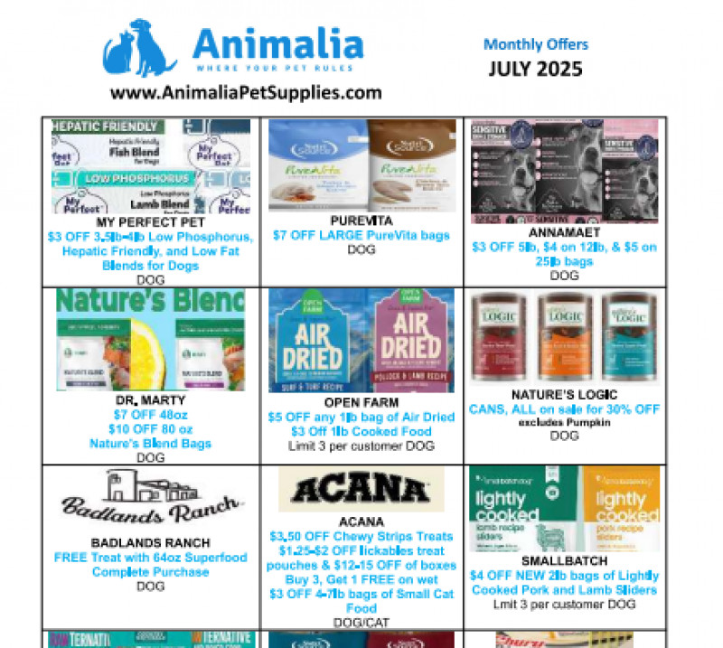 July Sales Flyer