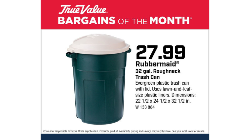 Rubbermaid® 32 gal. Roughneck Trash Can $27.99