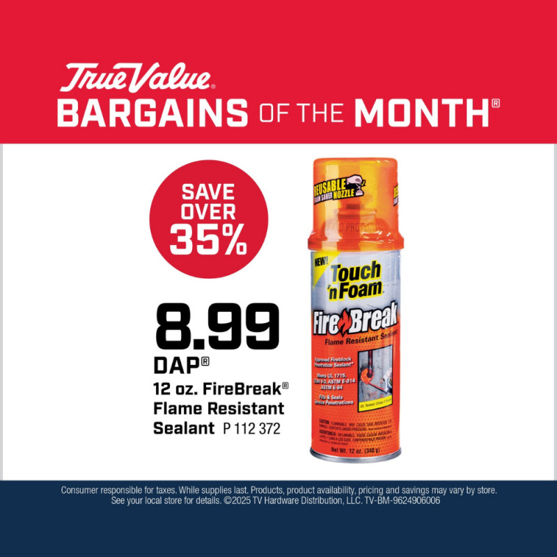 DAP® 12 oz. FireBreak® Flame Resistant Sealant $8.99