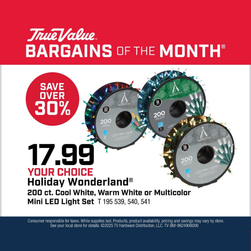 Your Choice Holiday Wonderland® 200 Count Light Sets $17.99