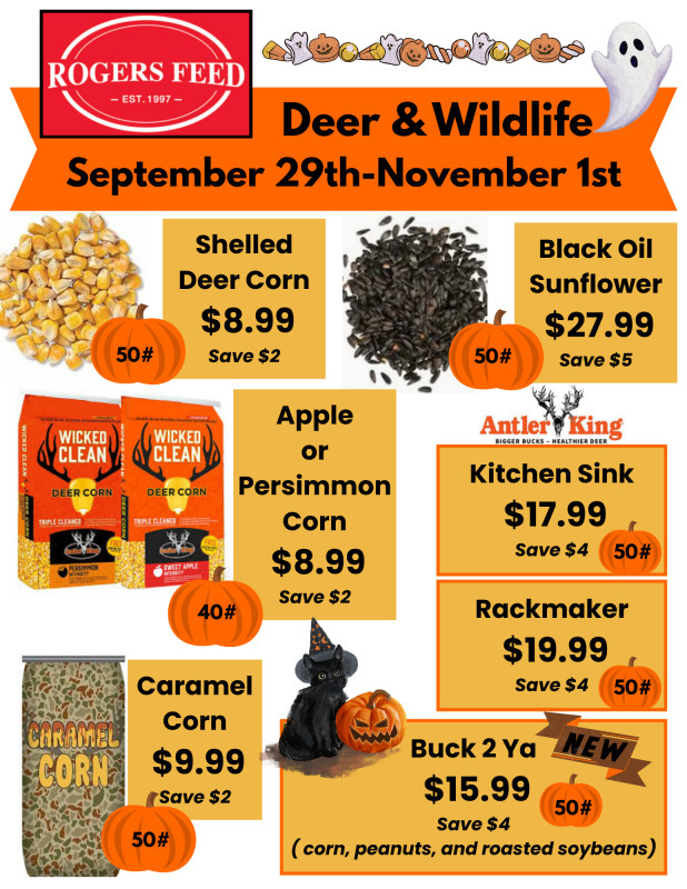 Deer & Wildlife Deals