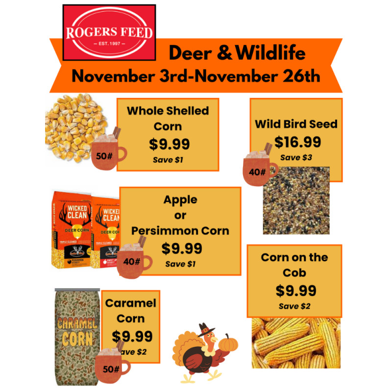 November Deer & Wildlife Deals