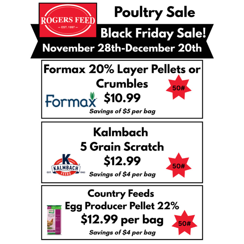 Black Friday Poultry Sale