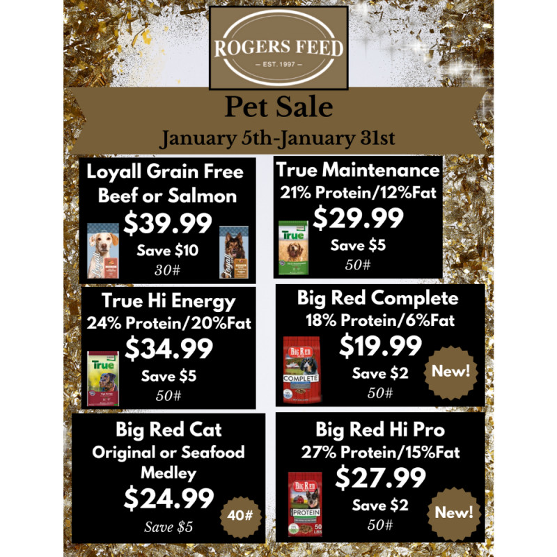 Pet Food Sale