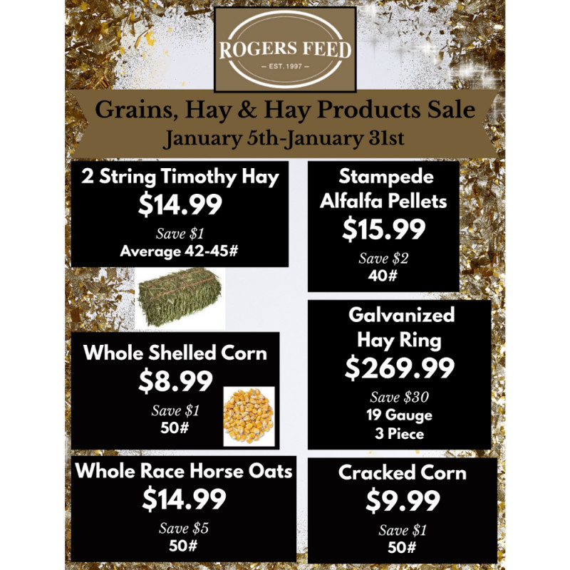 Grains, Hay, & Hay Products Sale