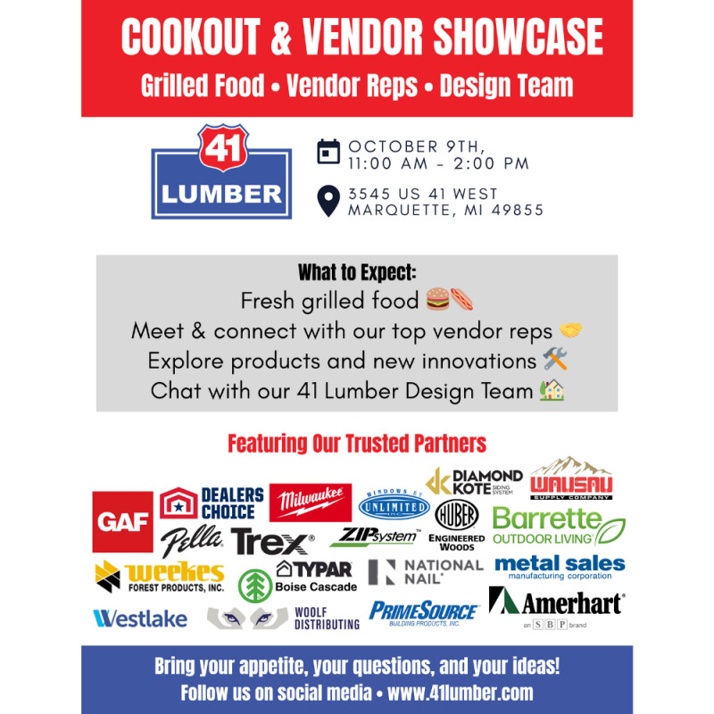 Cookout & Vendor Showcase - Marquette
