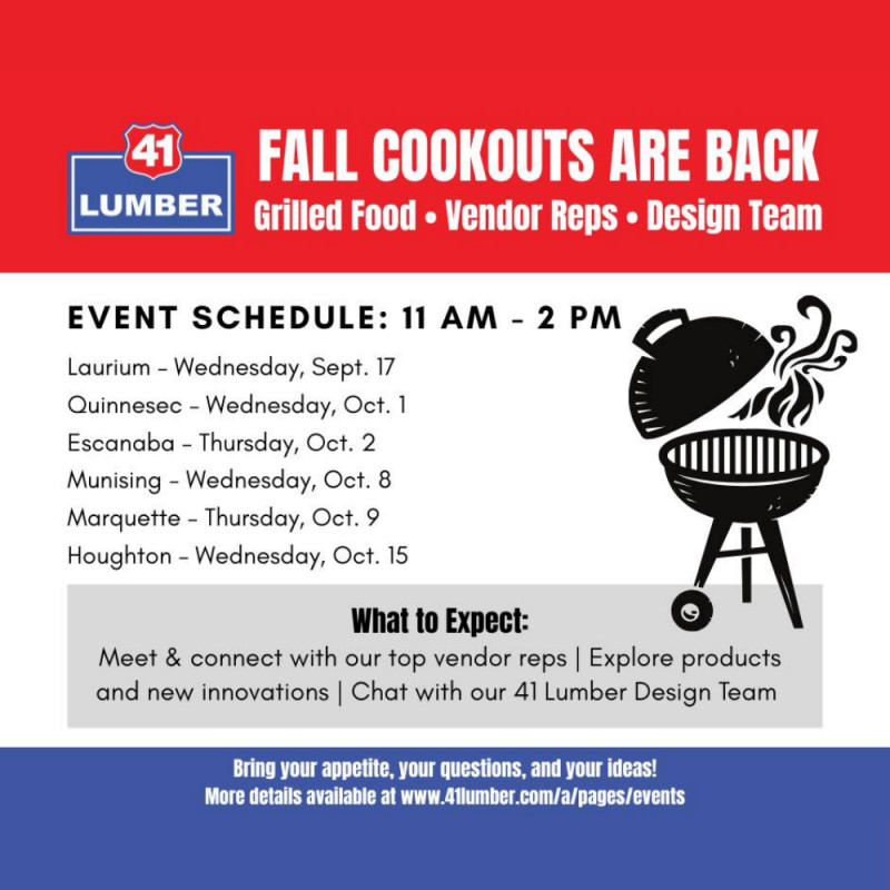 41 Lumber Cookout & Vendor Showcases