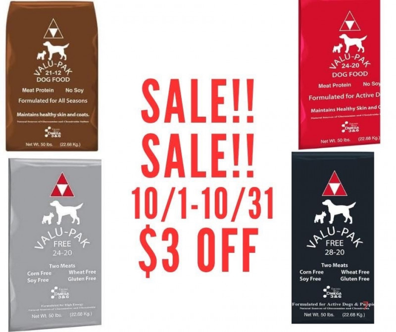 $3 Off VALU-PAK Dog Food