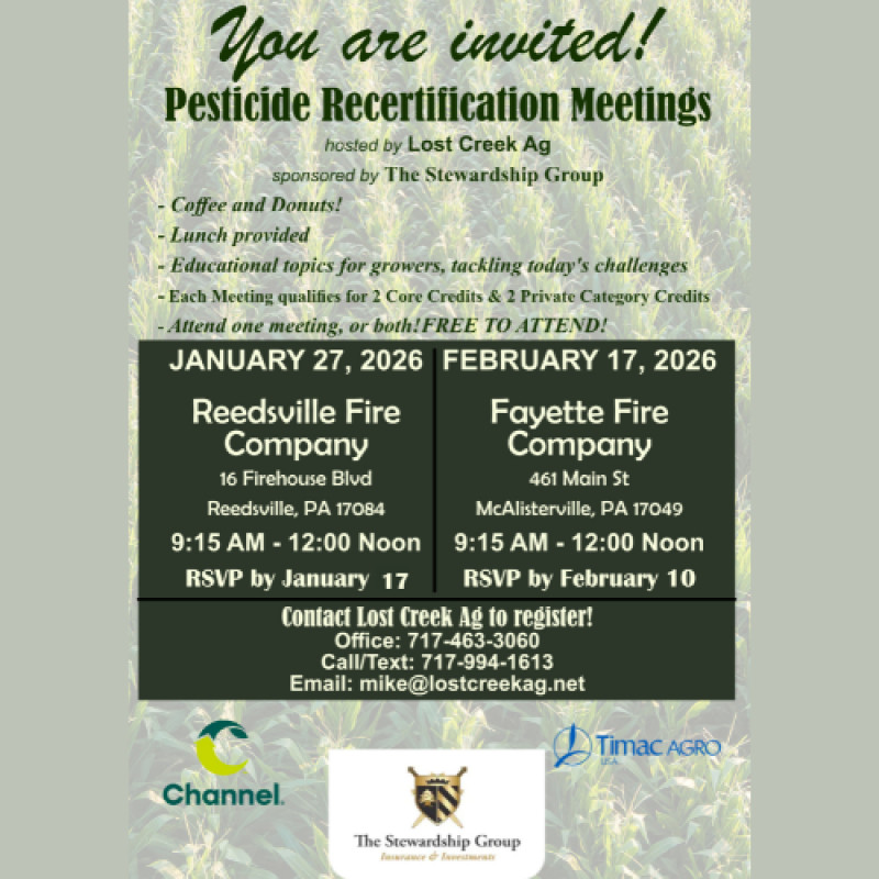 Pesticide Recertification Meetings