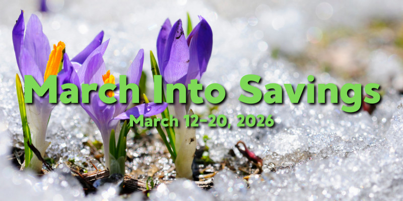 March Into Savings