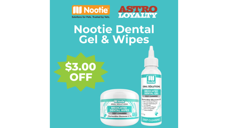 Koha Nootie | $3.00 OFF Dental Gel & Wipes for Dogs