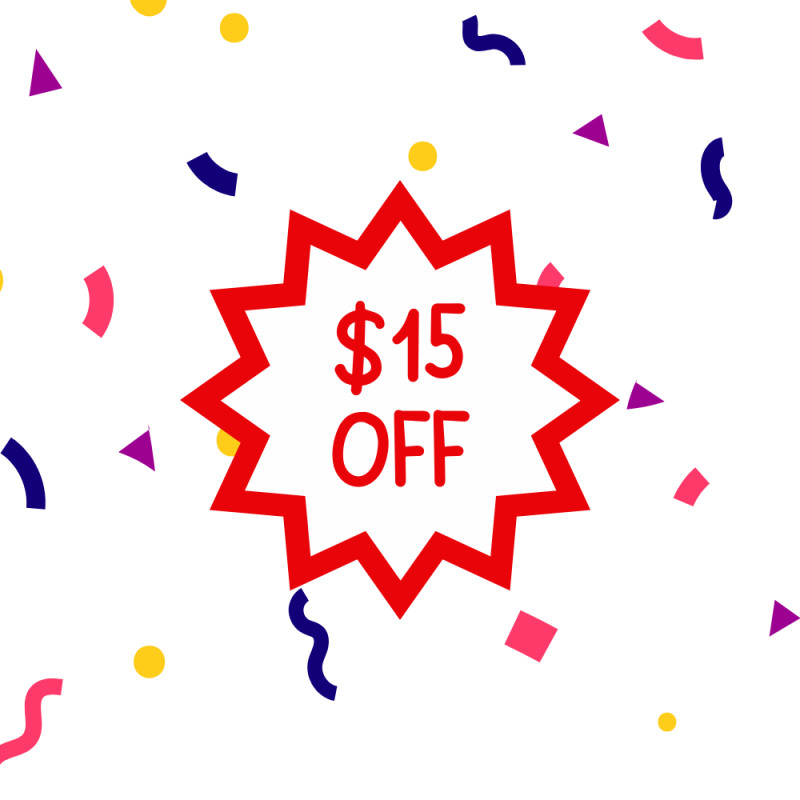 Coupon: Spend $75, Save $15!