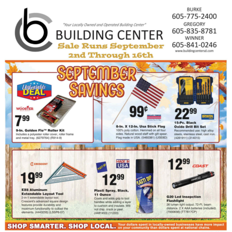 September Savings Are Here!