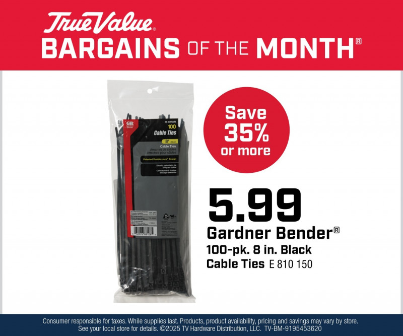 Gardner Bender® Cable Ties $5.99