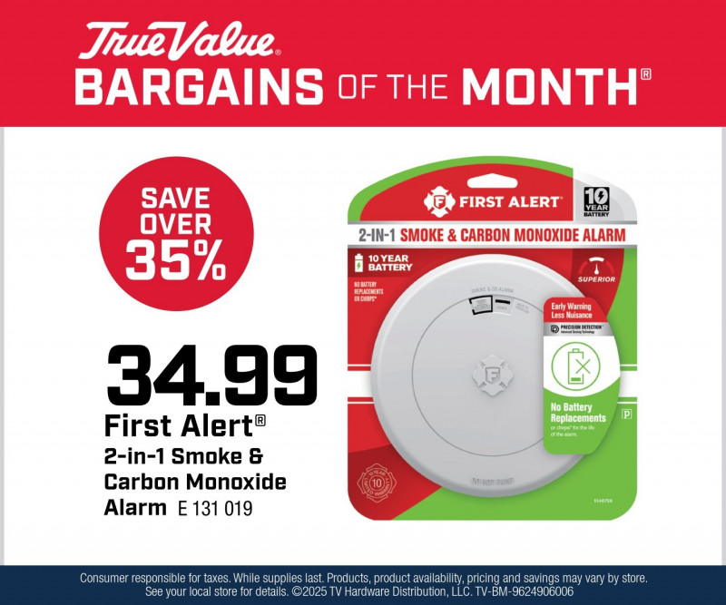 First Alert® 2-in-1 Smoke & Carbon Monoxide Alarm $34.99