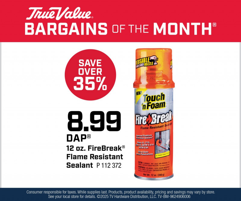 DAP® 12 oz. FireBreak® Flame Resistant Sealant $8.99