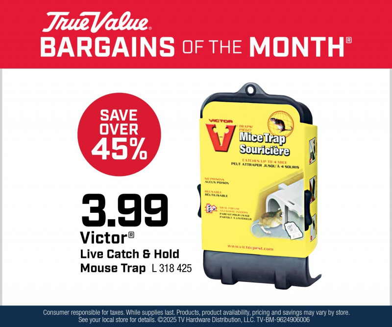 Victor® Live Catch & Hold Mouse Trap $3.99