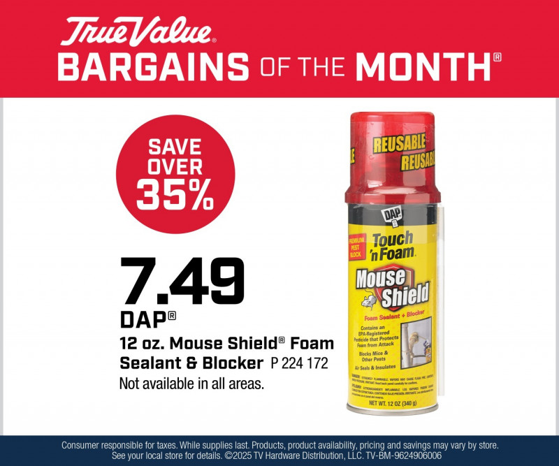 DAP® 12 oz. Mouse Shield® Foam Sealant & Blocker $7.49
