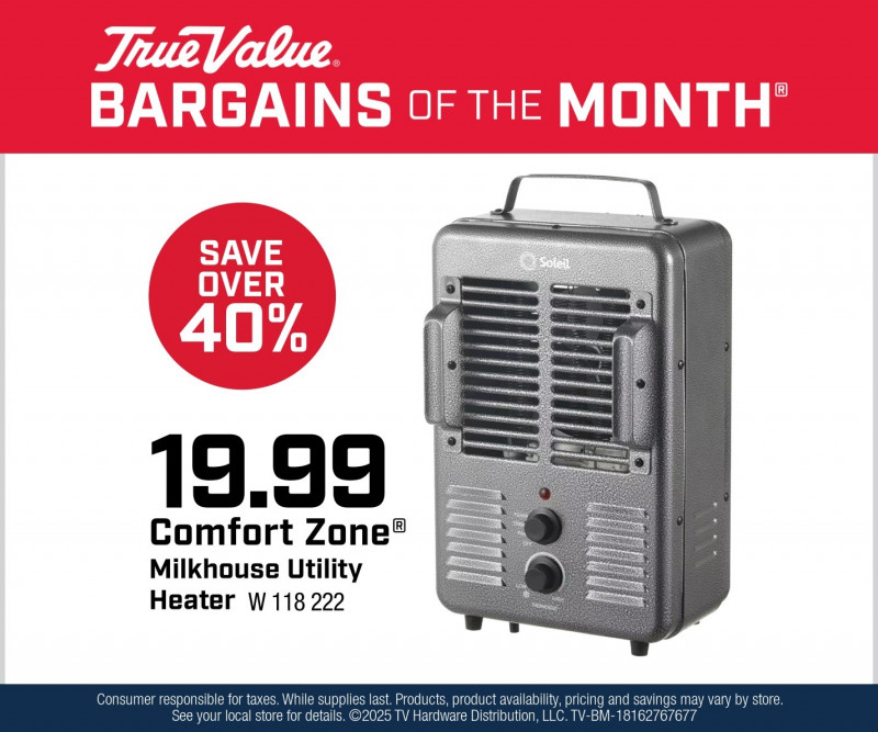 Comfort Zone® Milkhouse Utility Heater $19.99