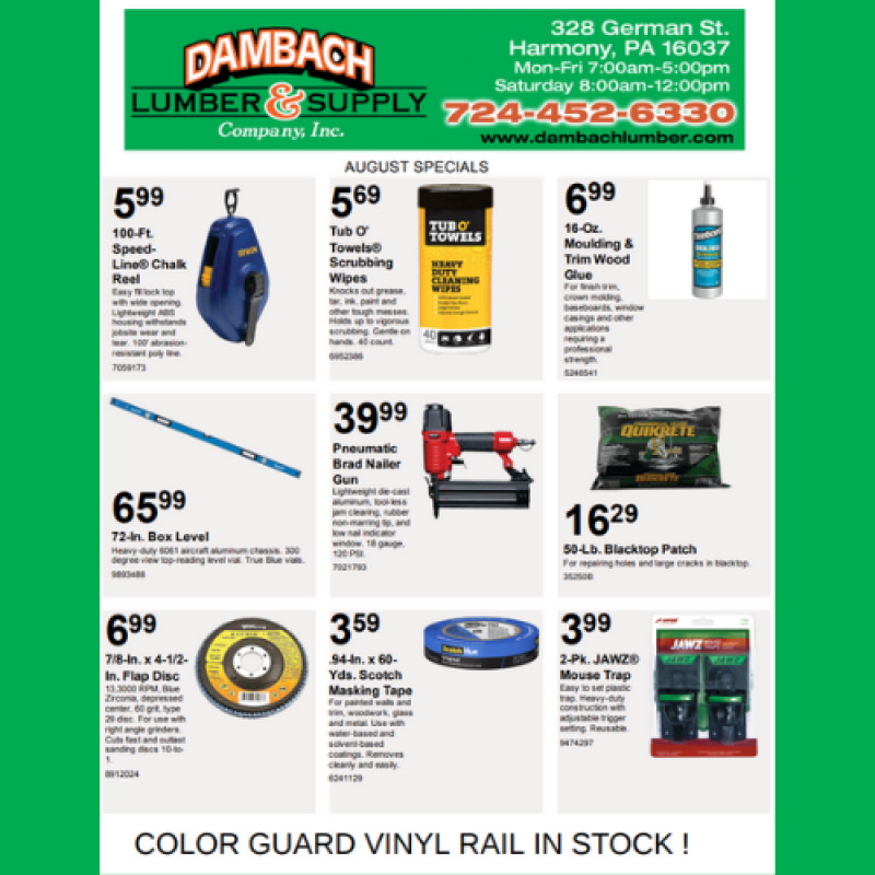 August Specials