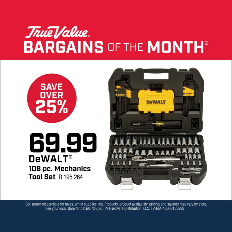 DeWALT® 108 pc. Mechanics Tool Set $69.99