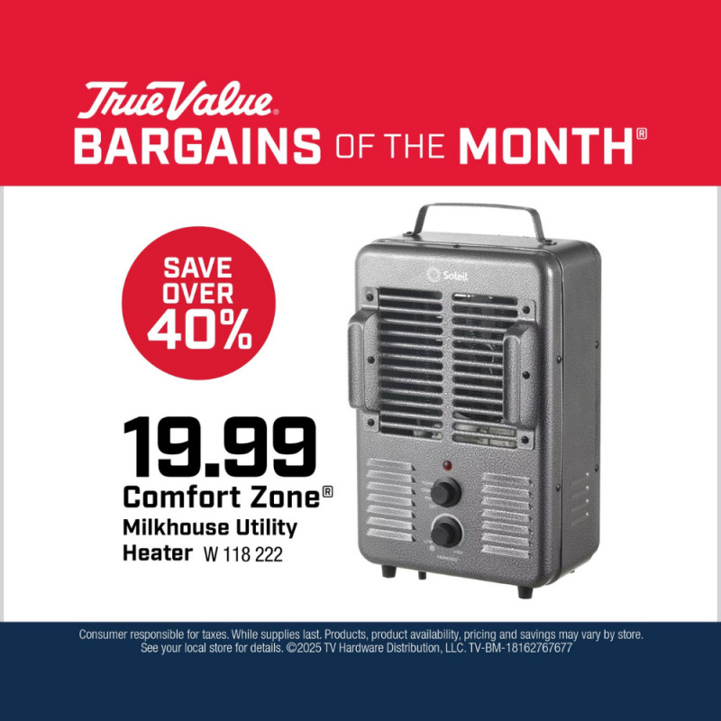 Comfort Zone® Milkhouse Utility Heater $19.99