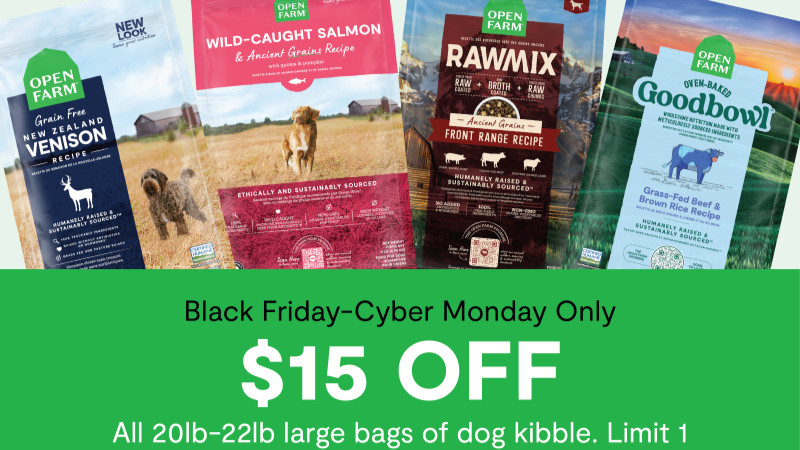 Open Farm Big Sale. Limit 1 bag